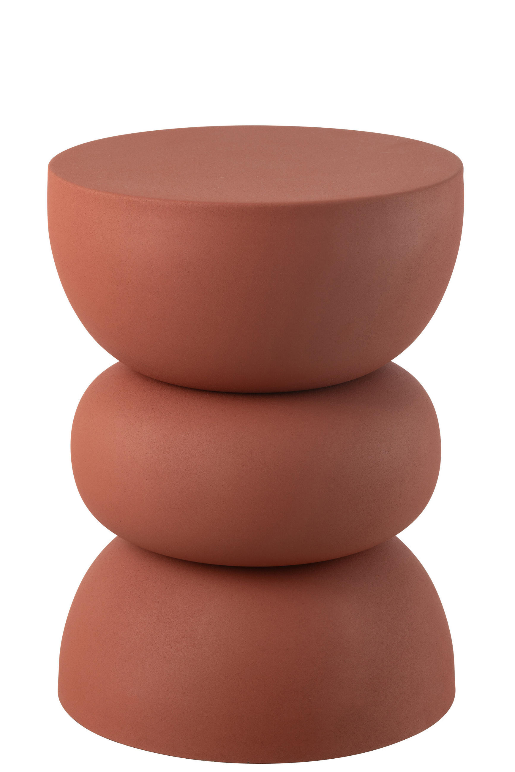 TISCH LISE - Metall - Orange - Orange, Metall (32/32/43.5cm) - J-Line