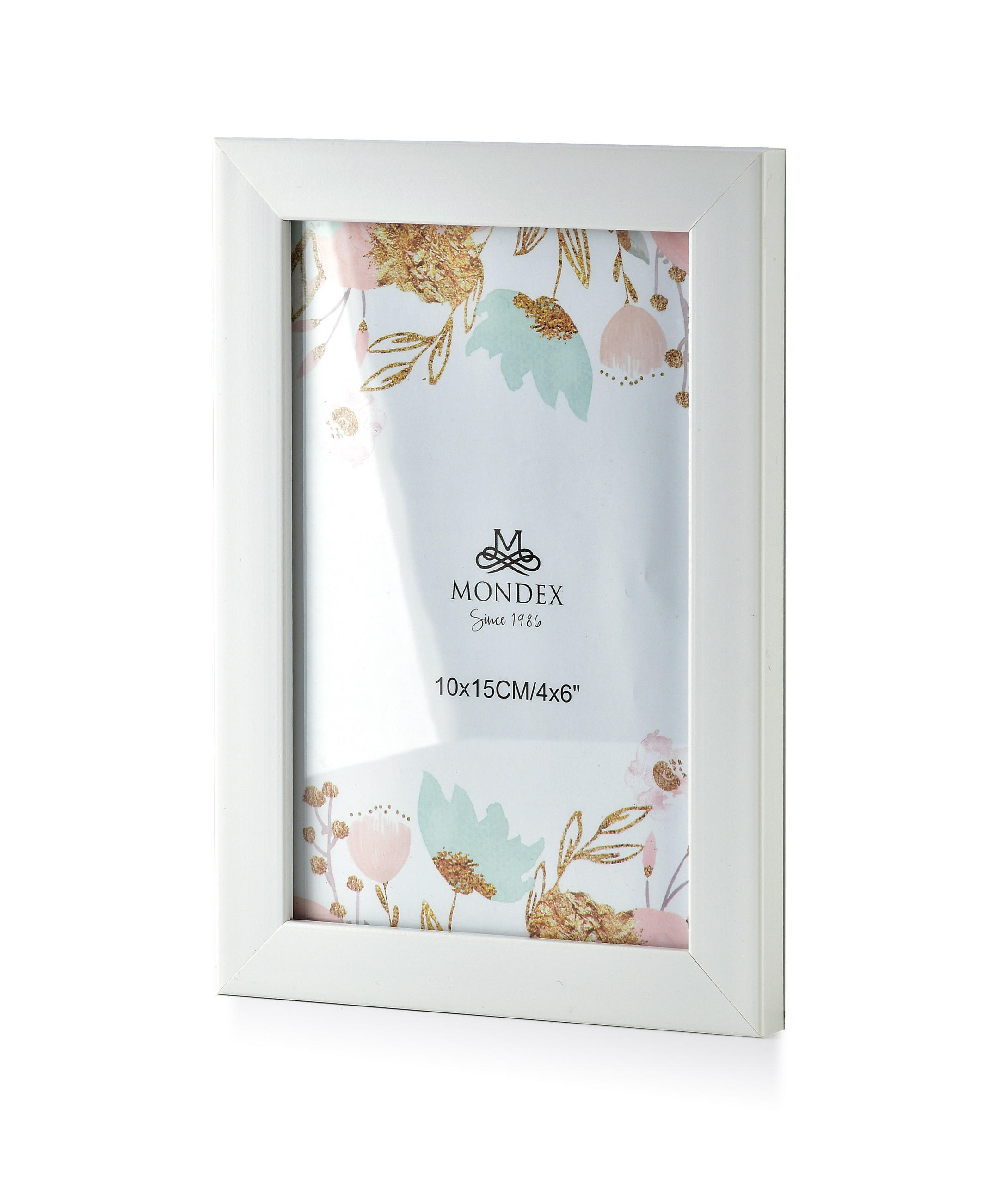 BILDERRAHMEN Adi Weiß 17/12/1 cm Kunstoff - Weiß, Kunststoff (12/1/17cm) - Mondex