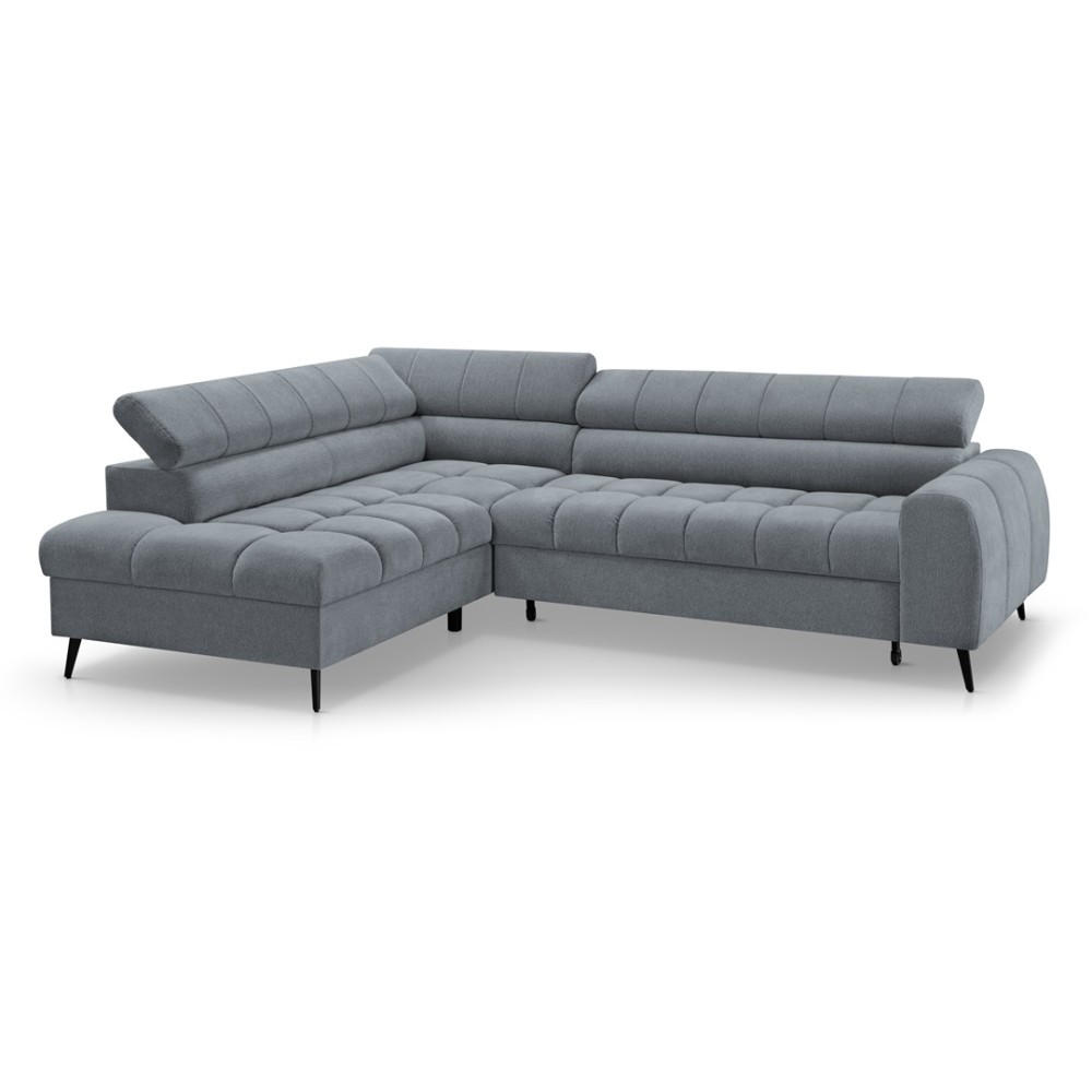 Beautysofa Eckschlafsofa Grau 265x205 cm