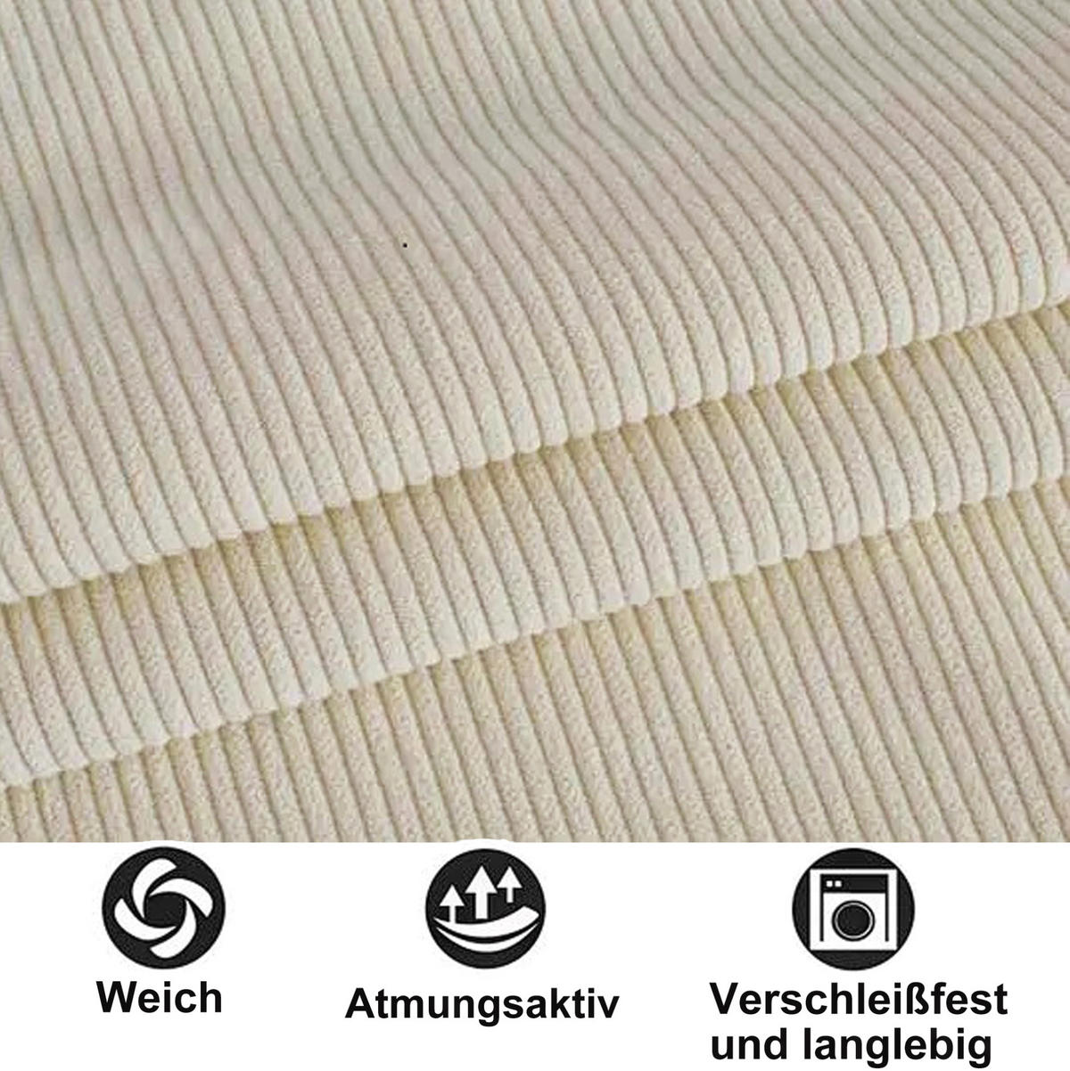 ČALÚNENÁ posteľ 90x200 cm s lamelovým roštom a 2 zásuvkami na úložný priestor, zamatová, Béžová - béžová, textil (90/200cm) - Redom