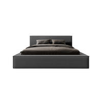 POLSTERBETT Mendocino 160x200 cm, Graphit - Graphitfarben, Textil (160/200cm) - Fedve