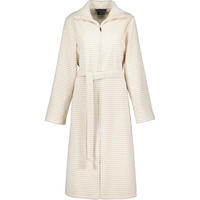 BADEMANTEL DAMEN REISSVERSCHLUSS ZIPPER 5317 BEIGE - 33 - Beige, Textil (Mnull) - Cawoe