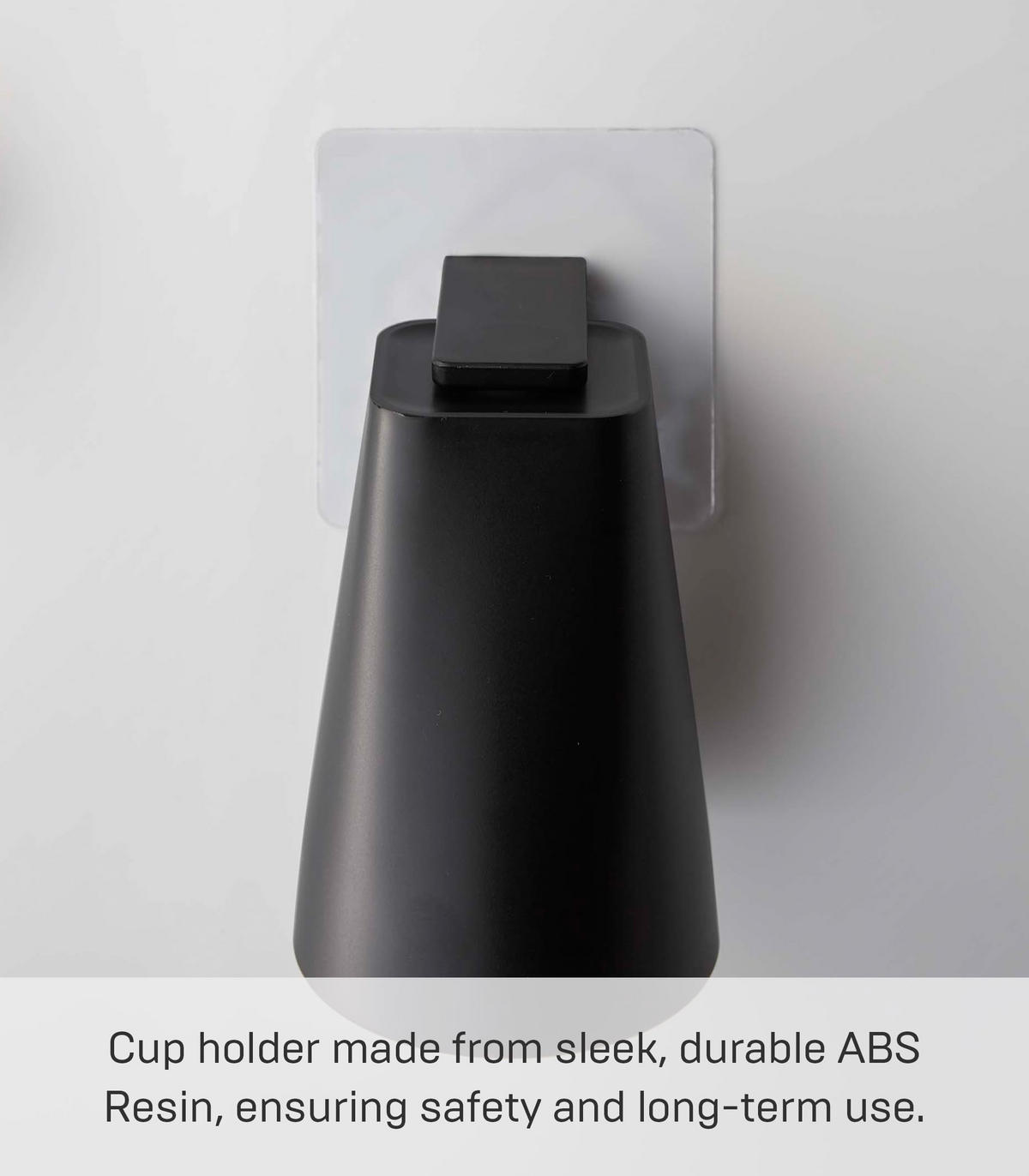 BECHERHALTER Film Hook 5488 schwarz 200 ml - Schwarz, Kunststoff (7/9.5/7cm) - Yamazaki