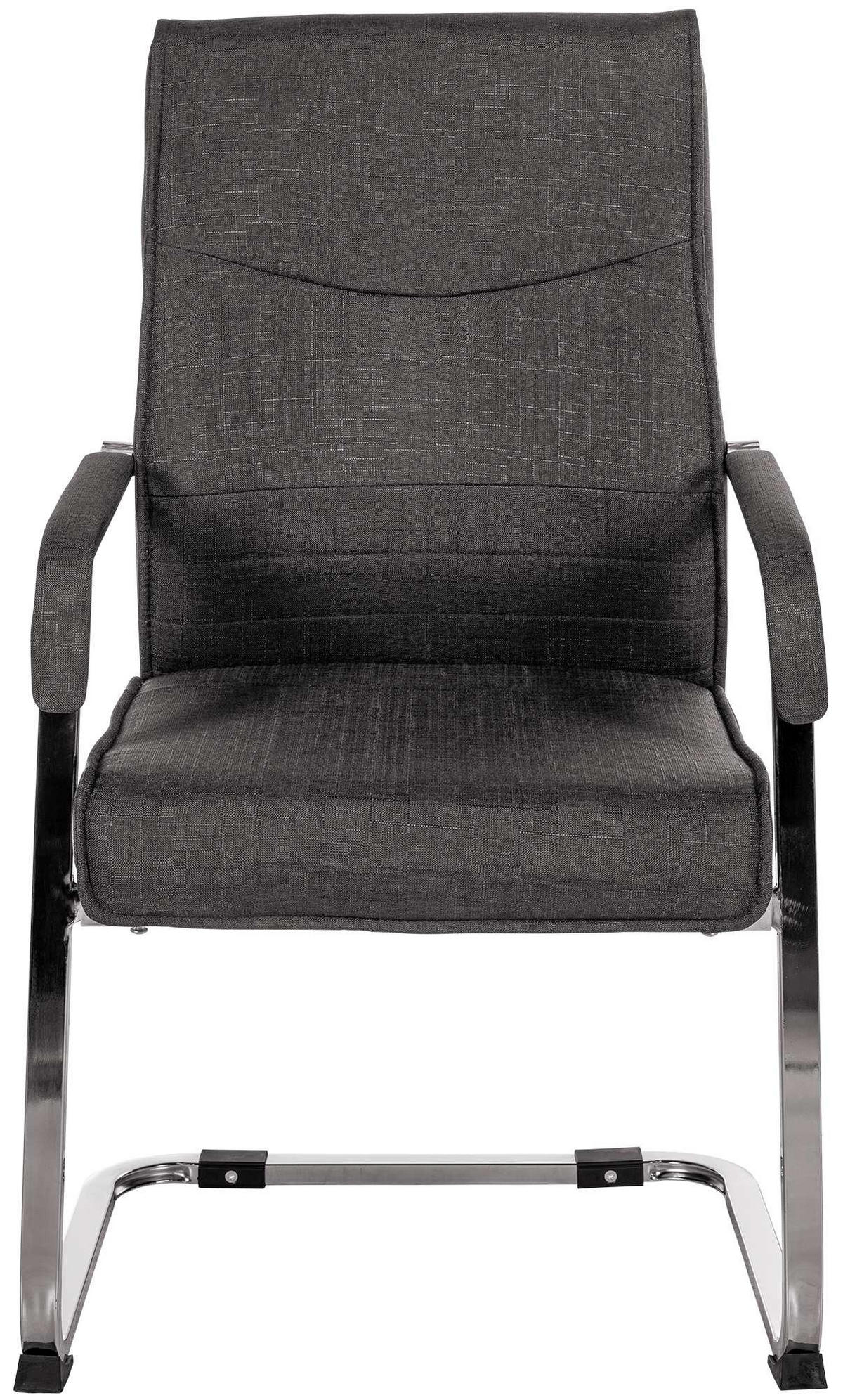 SCHWINGSTUHL Stoff Schwarz - Schwarz, Textil/Metall (55/88/60cm) - CLP