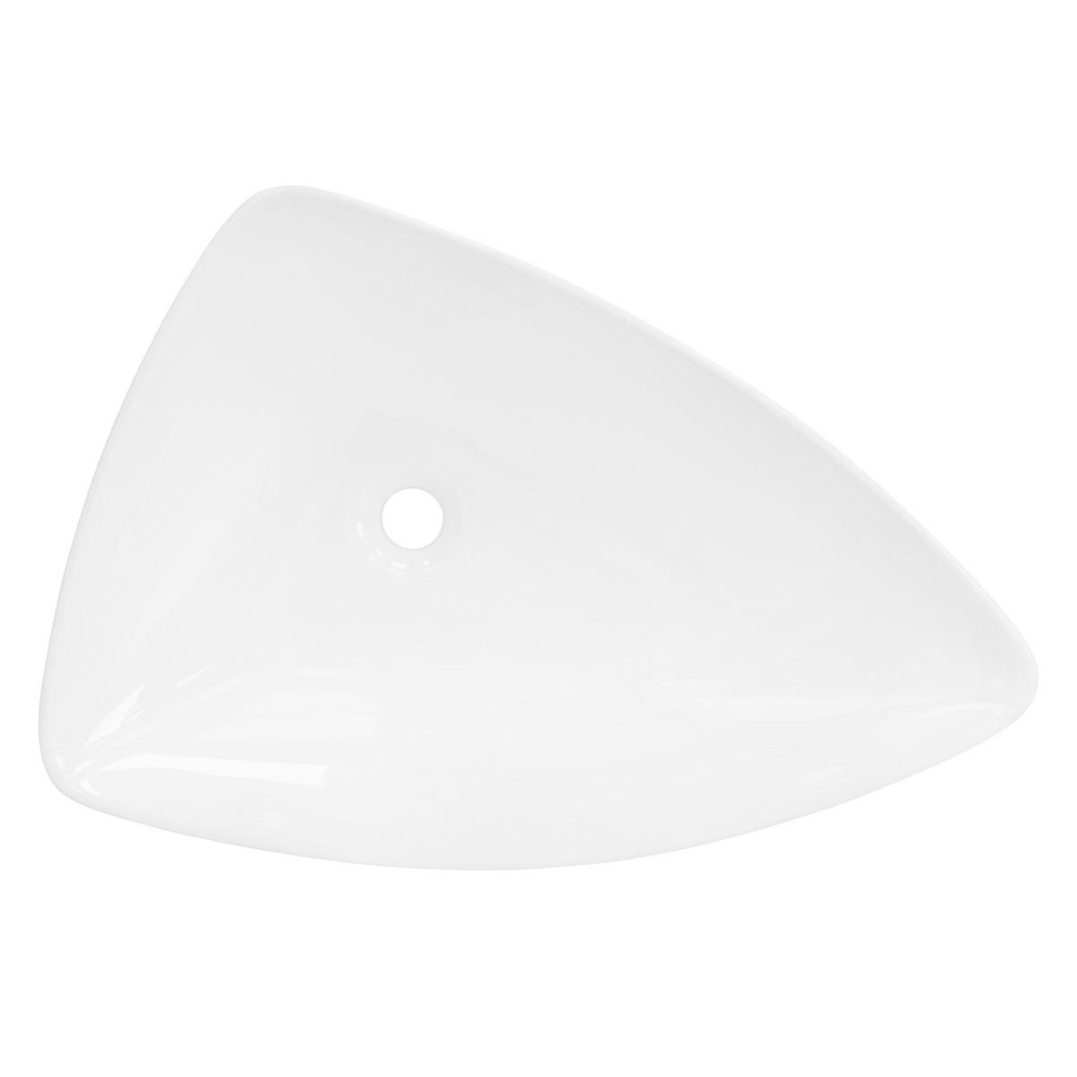 WASCHBECKEN - Weiß, Keramik (46/13/69cm) - ML-DESIGN