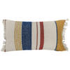 DEKOKISSEN Wunder Bouclé mehrfarbig 37x70 - Multicolor/Dunkelblau, Textil (70/37/12cm) - Malagoon