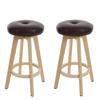 BARHOCKER Bordeaux 2er-Set - Bordeaux, Holz (45/67/45cm) - MCW