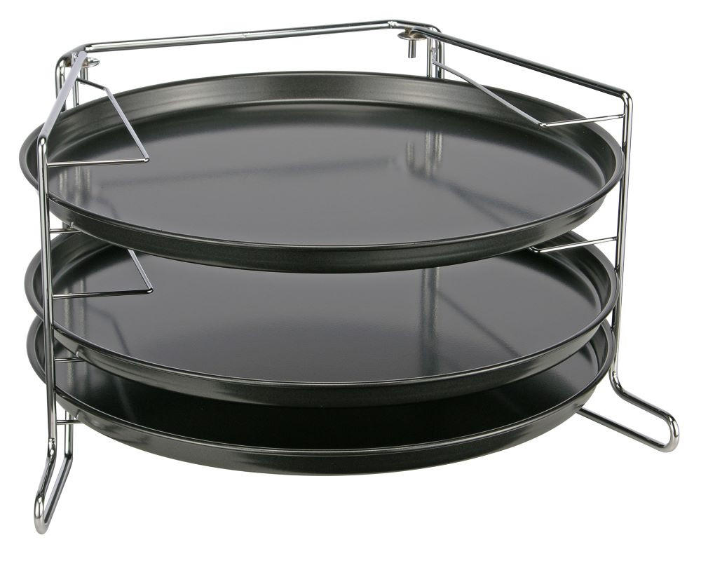 Haushalt International Pizzaback-Set Transparent 31x15.8x31 cm