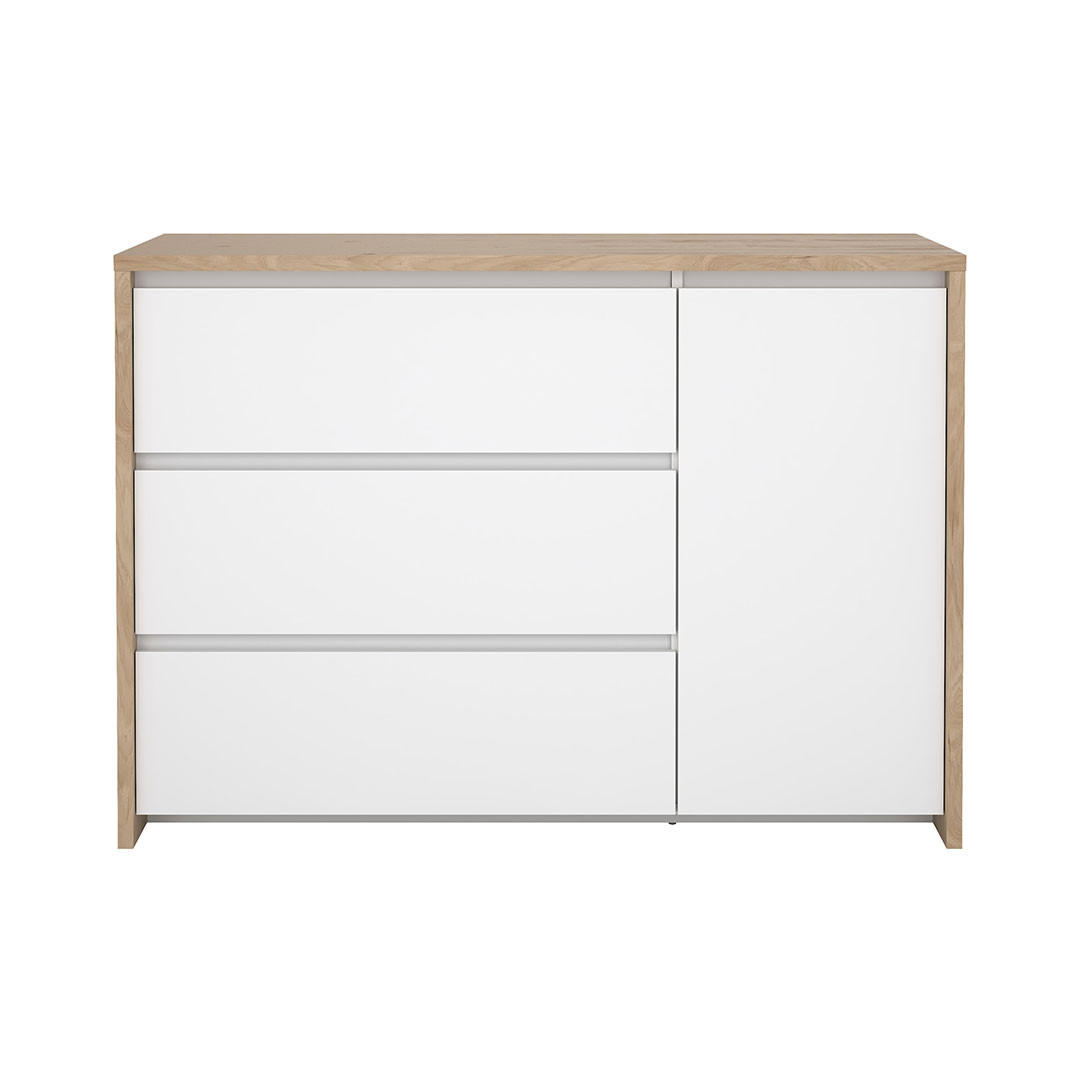 KOMMODE, Next, Weiß, Holzwerkstoff, 119 x 48 x 84 cm - Weiß, Holzwerkstoff (119/84/48cm) - ebuy24