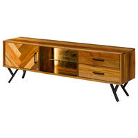TV-BOARD Altholz 180x40x56 natur lackiert AVIGNON #100 - Naturfarben, Holz (180/56/40cm) - Massivmoebel24