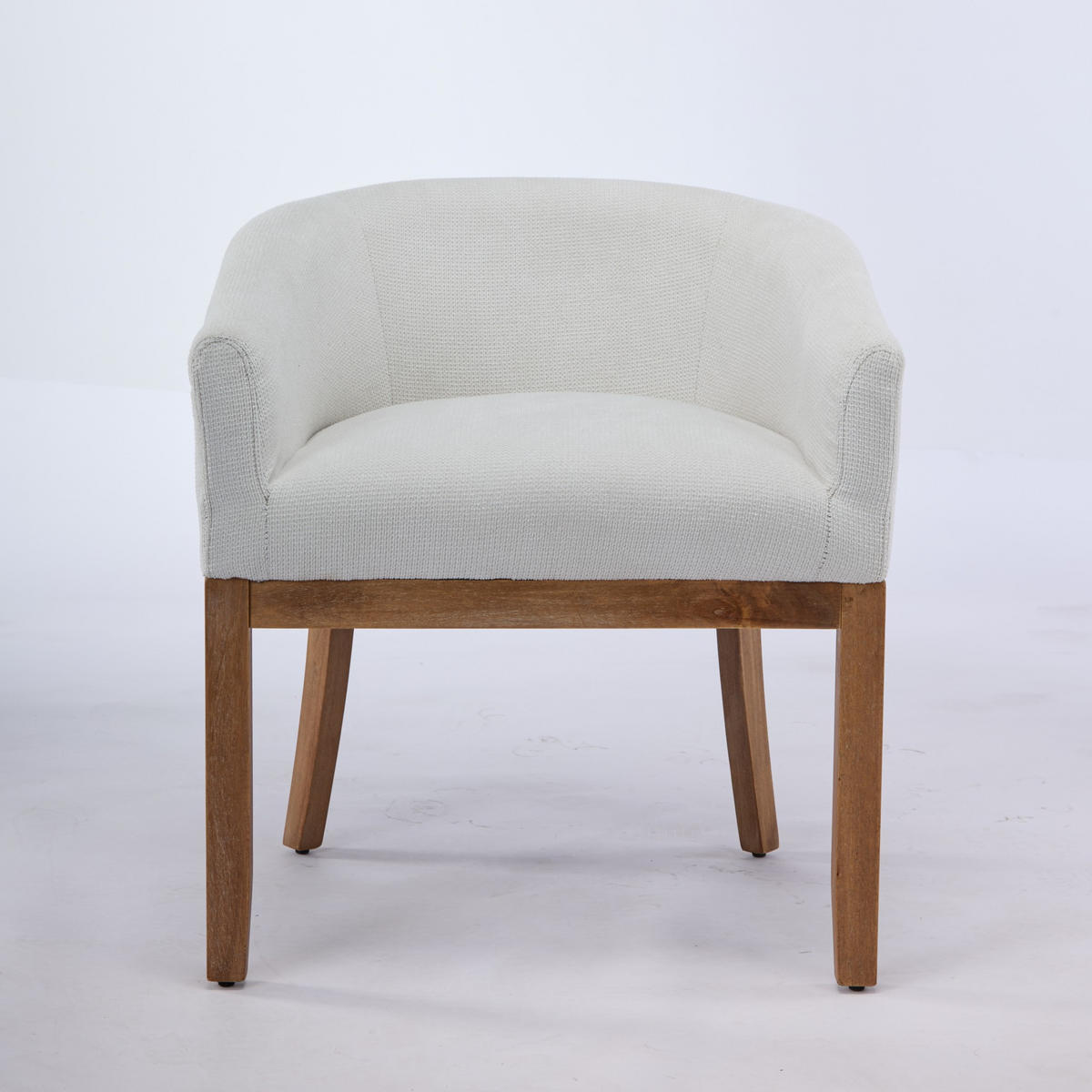 ARMLEHNSTUHL DE-36355 mit Leinenbezug Beige - Beige, Holz (63/71/58.5cm) - ComfortXL