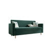 SOFA MELISA mit Schlaffunktion RIVIERA 87 mit Stauraum - Violett, Textil (87/95/216cm) - Bedante