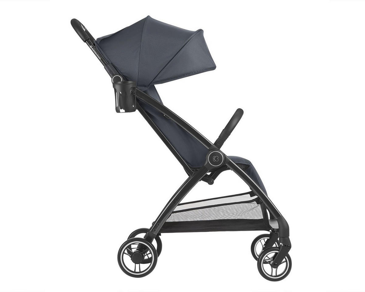 BUGGY Joy dunkelgrau bis 22 kg, Rückenlehne verstellbar, faltbar - Grau, Metall (68/46/105cm) - Kikka boo