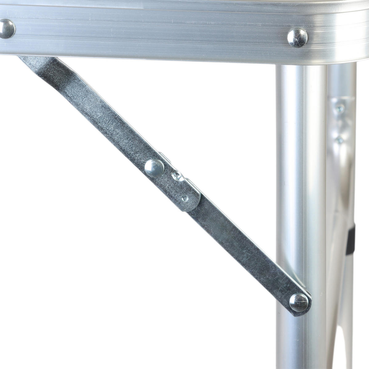 CAMPINGTISCH - Schwarz, Holzwerkstoff/Kunststoff (55/75/70cm) - Relaxdays