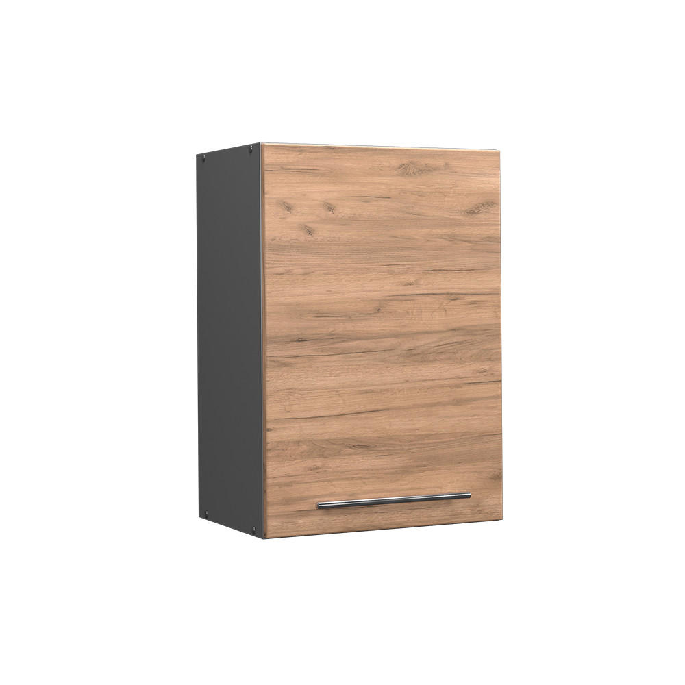 HÄNGESCHRANK Fame-Line Goldkraft Eiche 50 cm - Honigeiche/Anthrazit, Holzwerkstoff (50/72/34.1cm) - Vicco