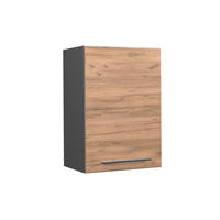HÄNGESCHRANK Fame-Line Goldkraft Eiche 50 cm - Honigeiche/Anthrazit, Holzwerkstoff (50/72/34.1cm) - Vicco