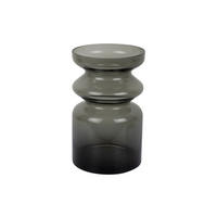 VASE Gusto Grau 15.5/15.5/25 cm - Grau, Glas (25cm) - Present Time
