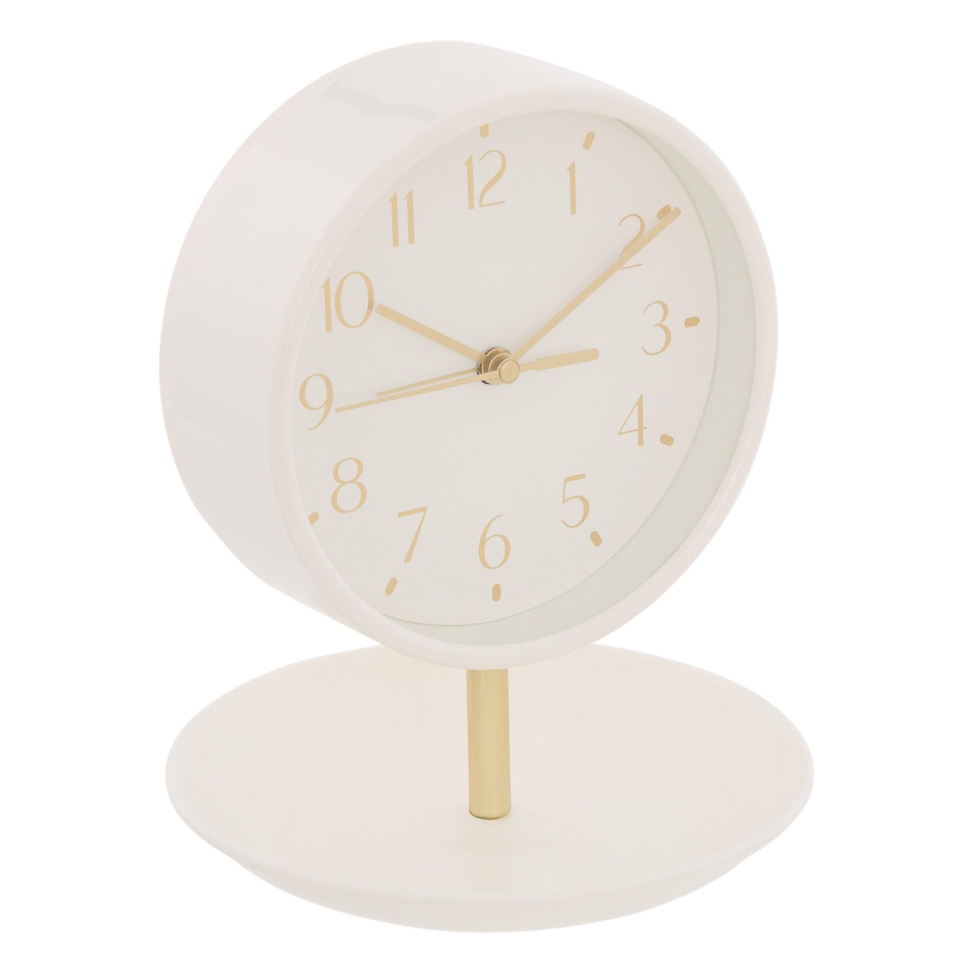 WECKER Dany 14/14/17,3 cm - Weiß, Kunststoff (14/17.3/14cm) - Atmosphera Createur d´interieur