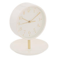 WECKER Dany 14/14/17,3 cm - Weiß, Kunststoff (14/17.3/14cm) - Atmosphera Createur d´interieur