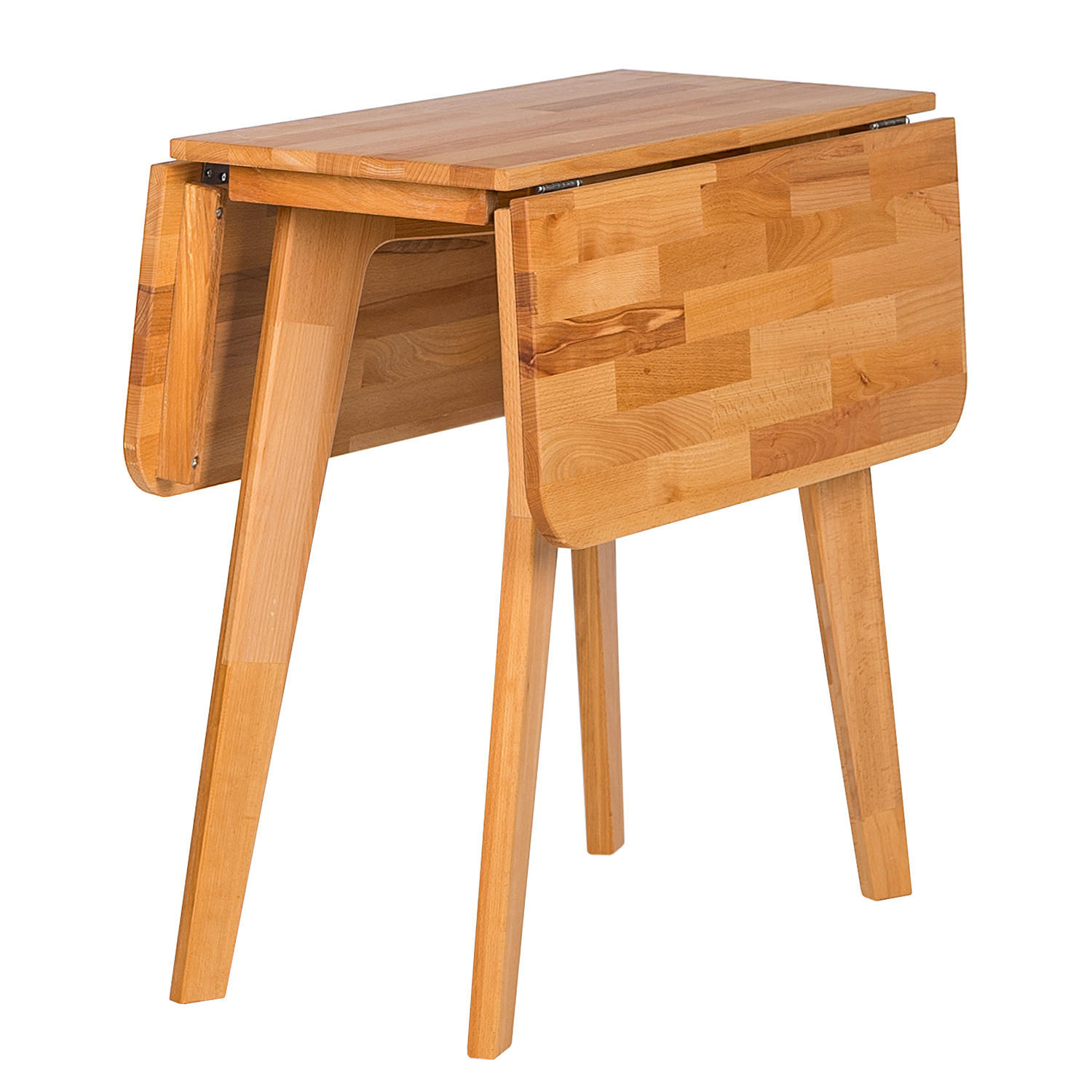 ESSTISCH - Buche massiv - Buchefarben, Holz (75/34/75cm) - home24