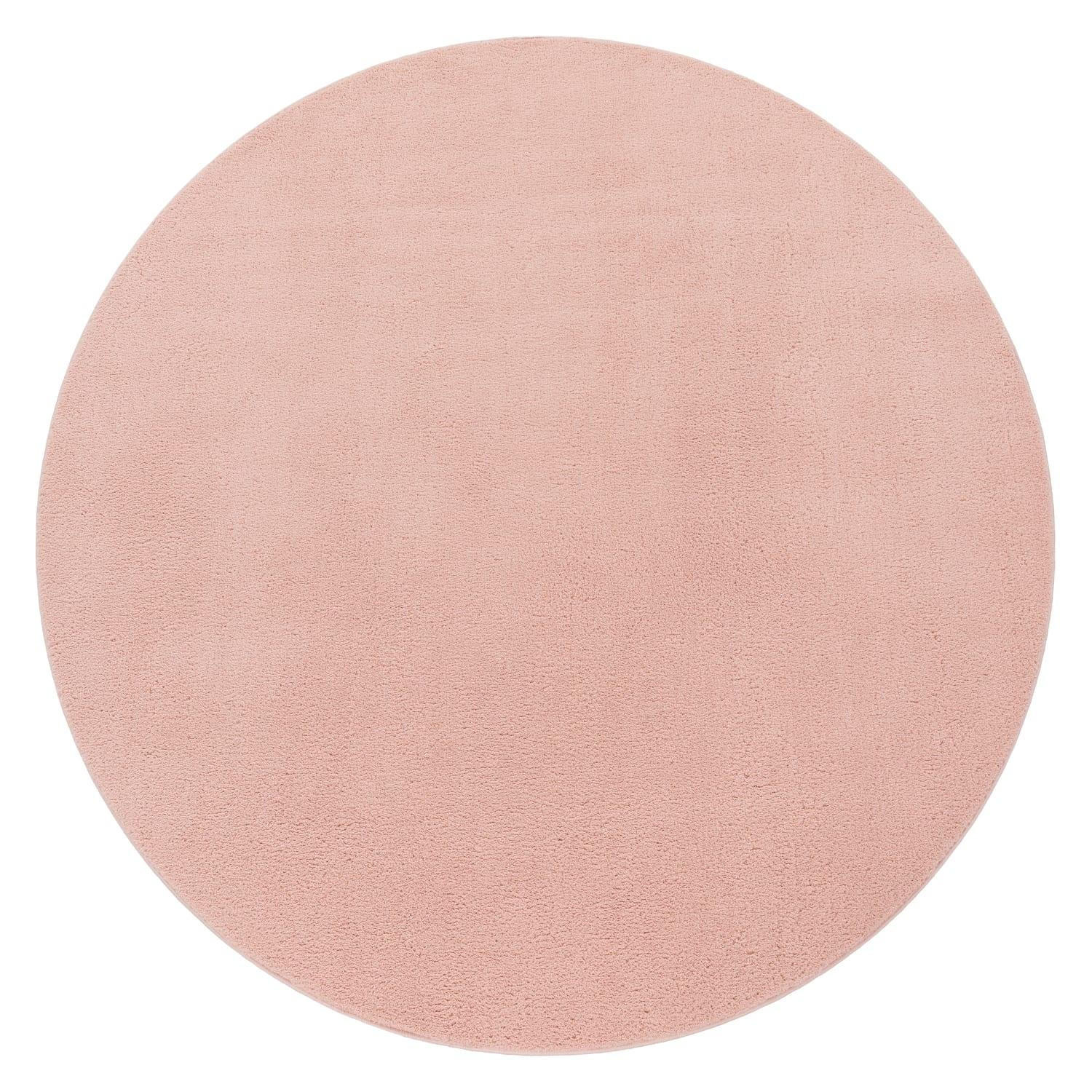 KURZFLORTEPPICH 120/120 cm Cadiz 630 - Rosa, Kunststoff (120/120cm) - Paco Home