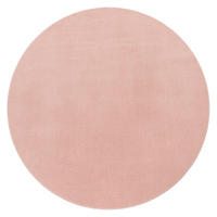 KURZFLORTEPPICH 120/120 cm Cadiz 630 - Rosa, Kunststoff (120/120cm) - Paco Home