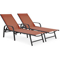 SONNENLIEGE farniente Terrakotta - Terracotta, Metall (59/45/193cm) - Habitat Garten