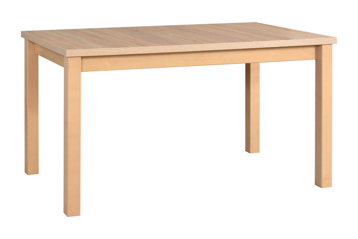 ESSTISCH Modena 1, 140-180/80 cm, sonoma - Sonoma Eiche, Holz (80/140/78cm) - Leaf Design