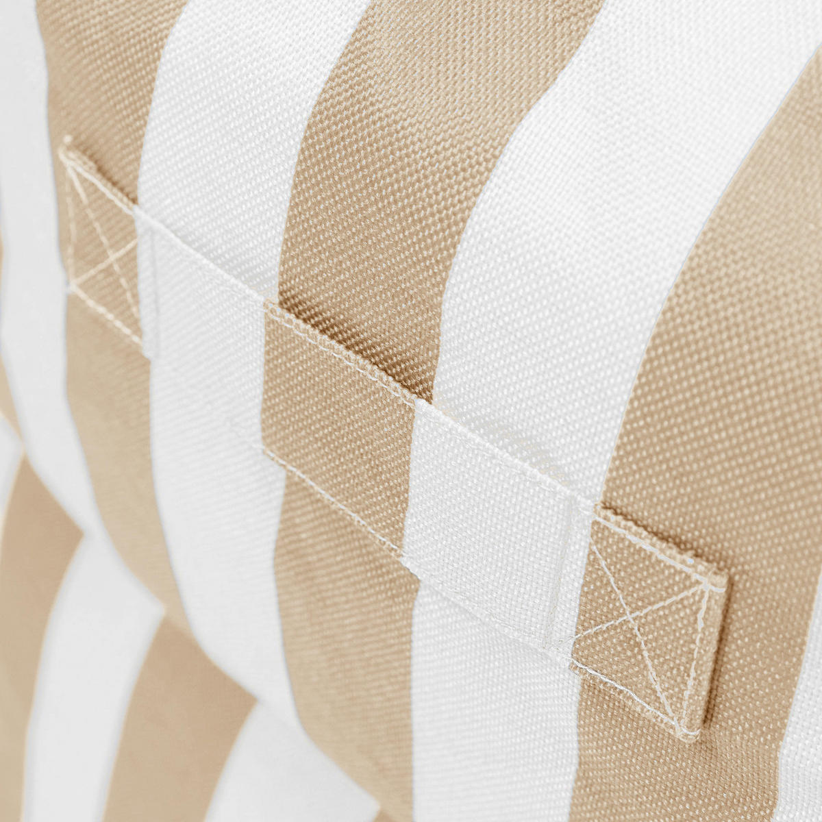 SITZSACK Sessel Natalia Streifen - Taupe, Textil (97/73/84cm) - icon