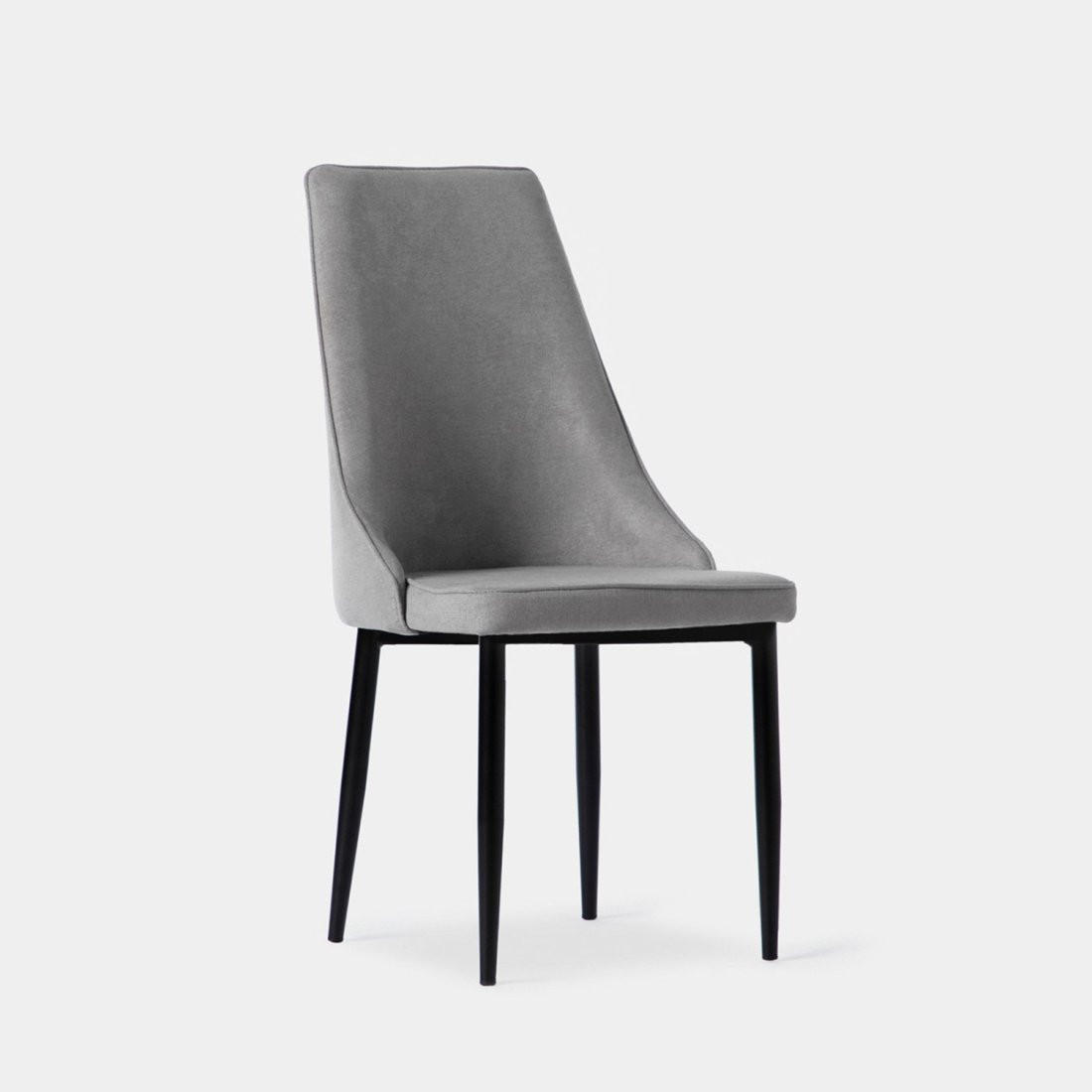 Thumbnail - Klast Home Esszimmerstuhl, Grau, Textil, 45x95x65 cm, Esszimmer, Stühle, Esszimmerstühle, Vierfußstühle