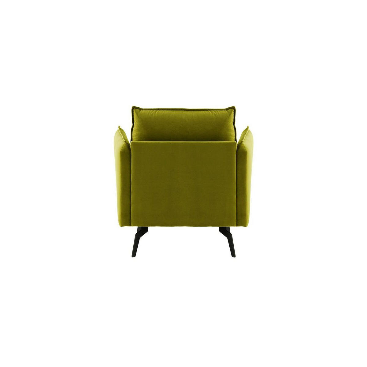 SESSEL Layla-Velluto 9 - Olivgrün, Holz/Textil (105/95/98cm)