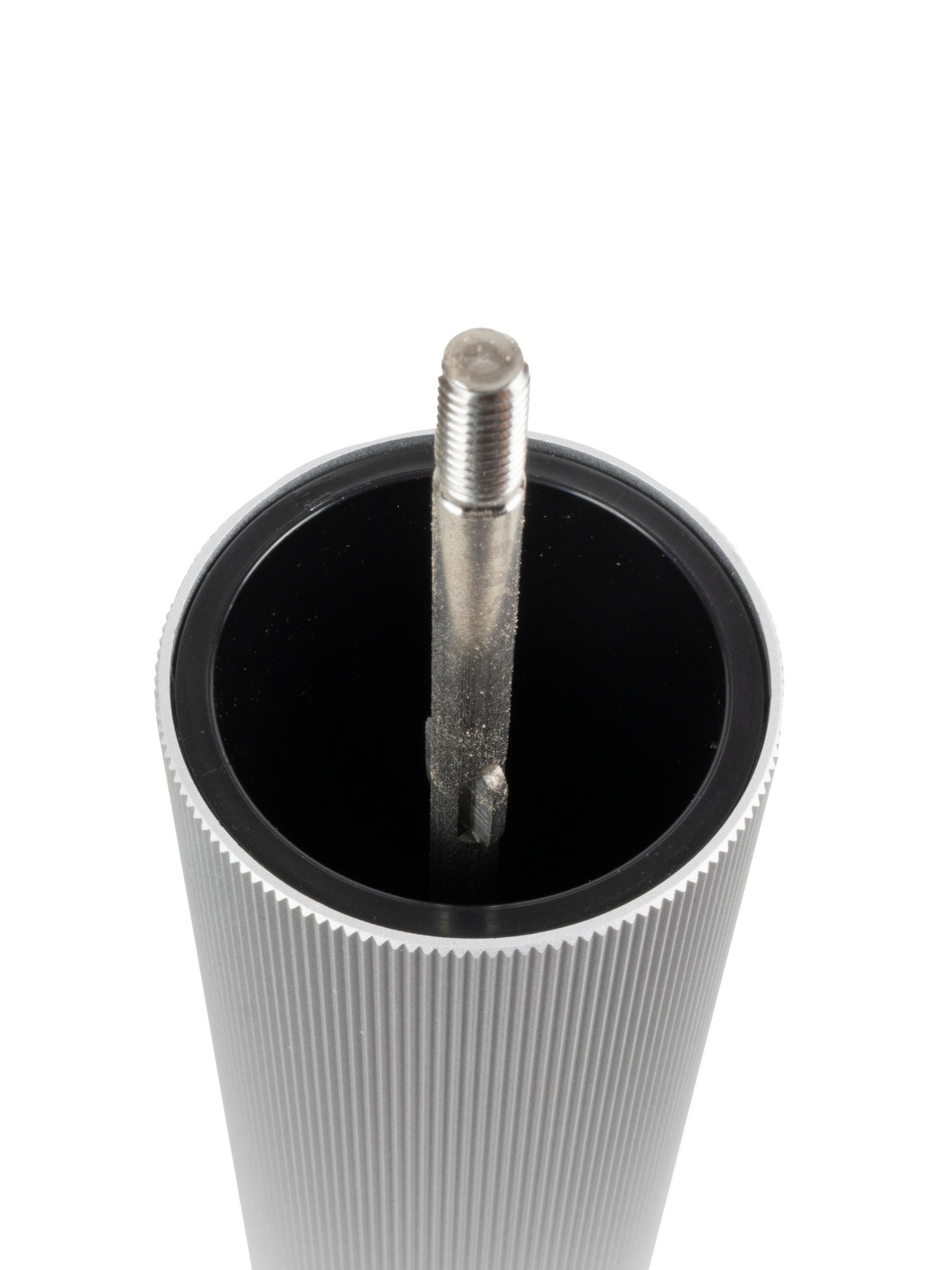 SALZMÜHLE Line 22cm Aluminium Buchenholz Natur Stahlmahlwerk - Grau, Metall (5.2/22/5.2cm) - PEUGEOT