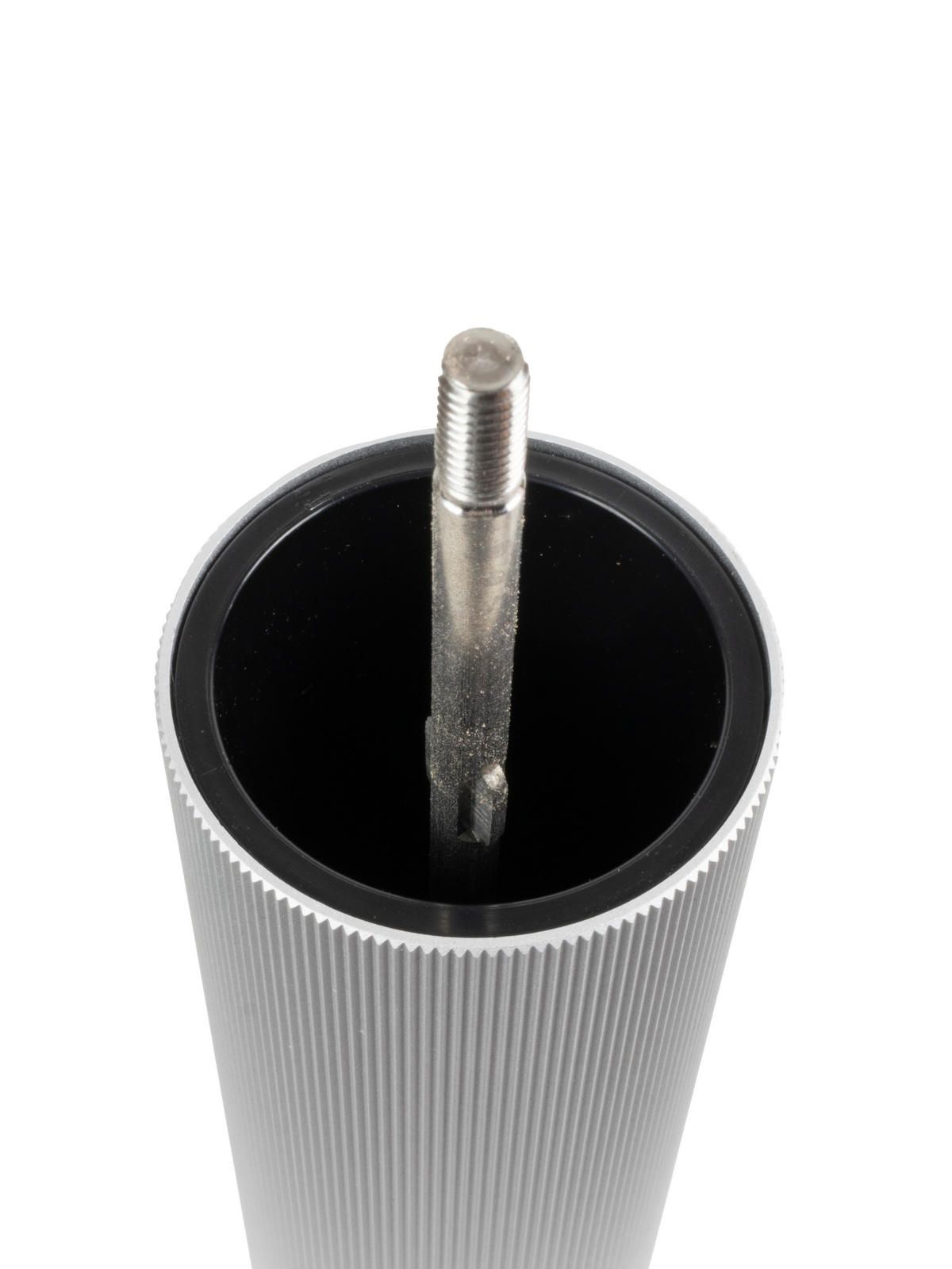 SALZMÜHLE Line 22cm Aluminium Buchenholz Natur Stahlmahlwerk - Grau, Metall (5.2/22/5.2cm) - PEUGEOT