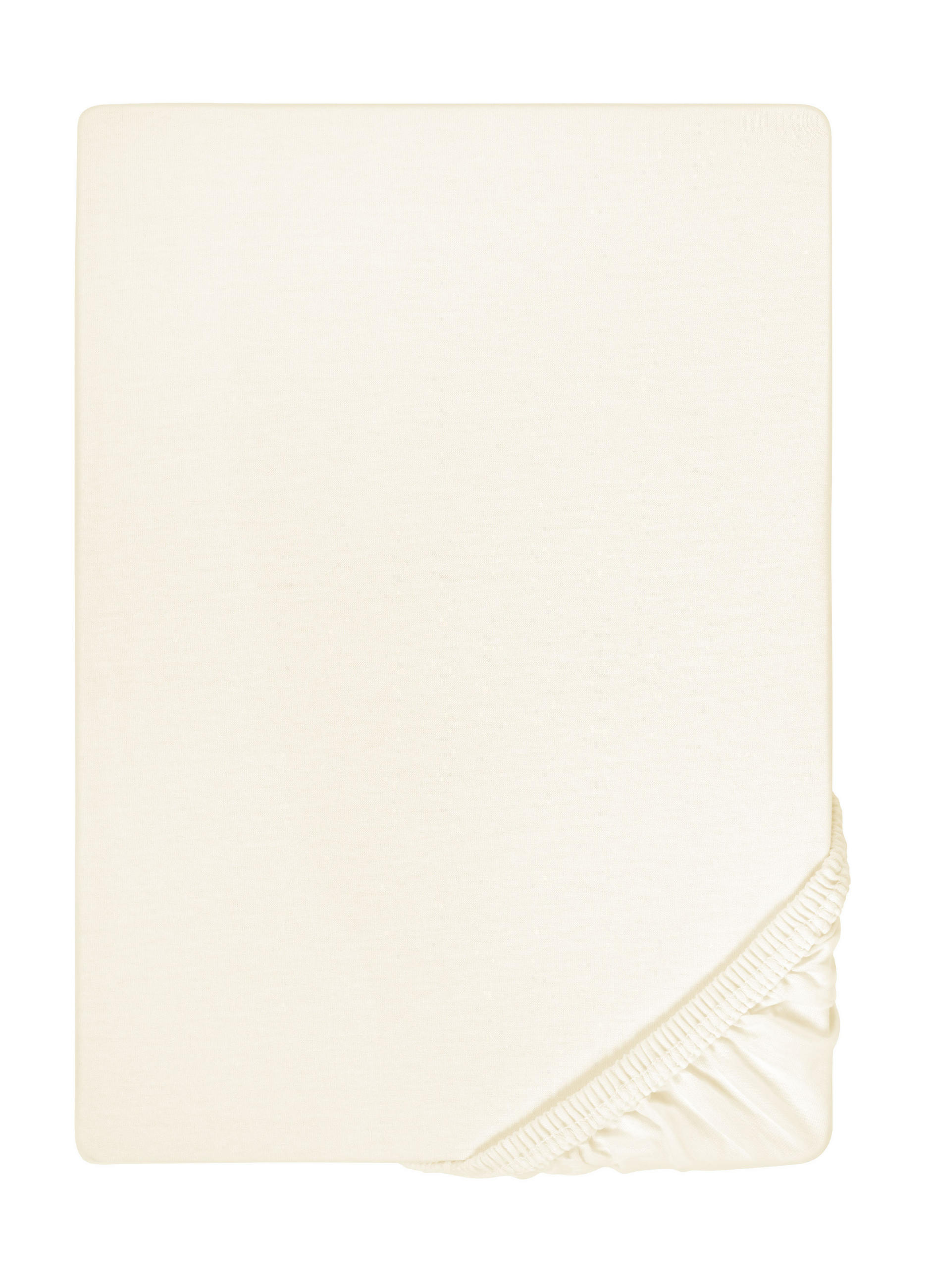biberna Spannbetttuch Creme 160x220 cm