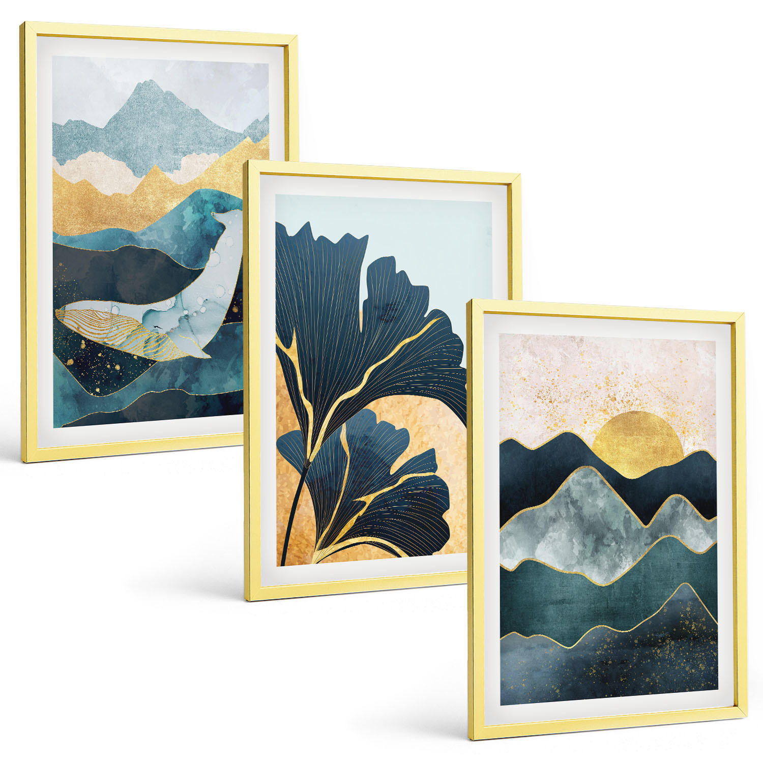 Tulup Bilder Gold 40x60 cm