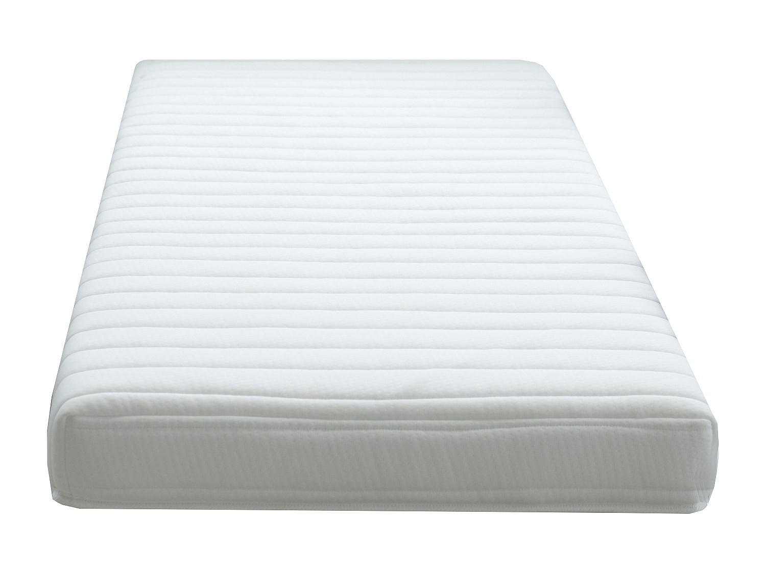 STANDARDMATRATZE - 1 Person - Stoff - Weiß - - Weiß, Textil (80/200cm) - Vente-Unique