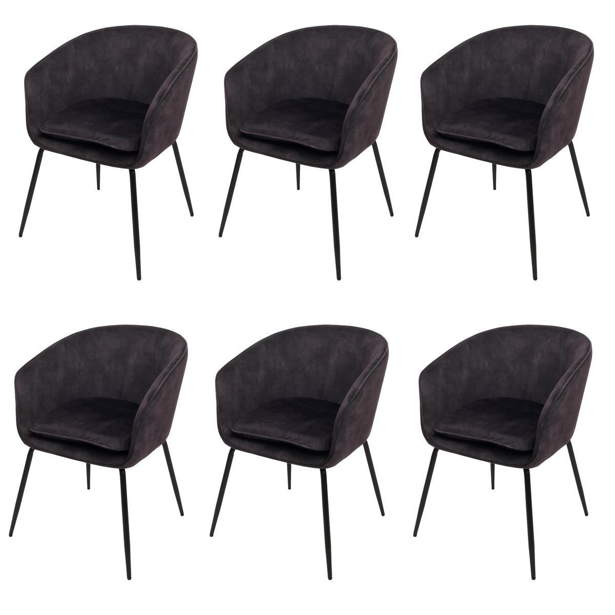 ESSZIMMERSTUHL Grau - Grau, Textil (57/79/53cm) - MCW