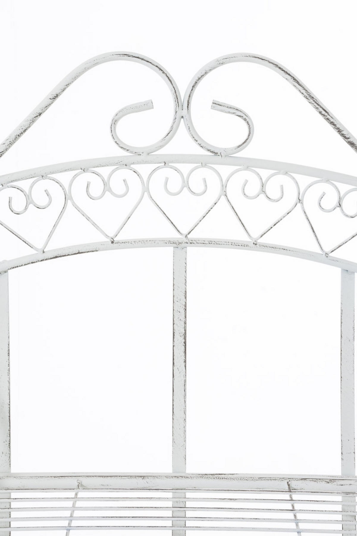 STANDREGAL Anton antik weiß - Weiß, Metall (61/153/33cm) - TPFGarden