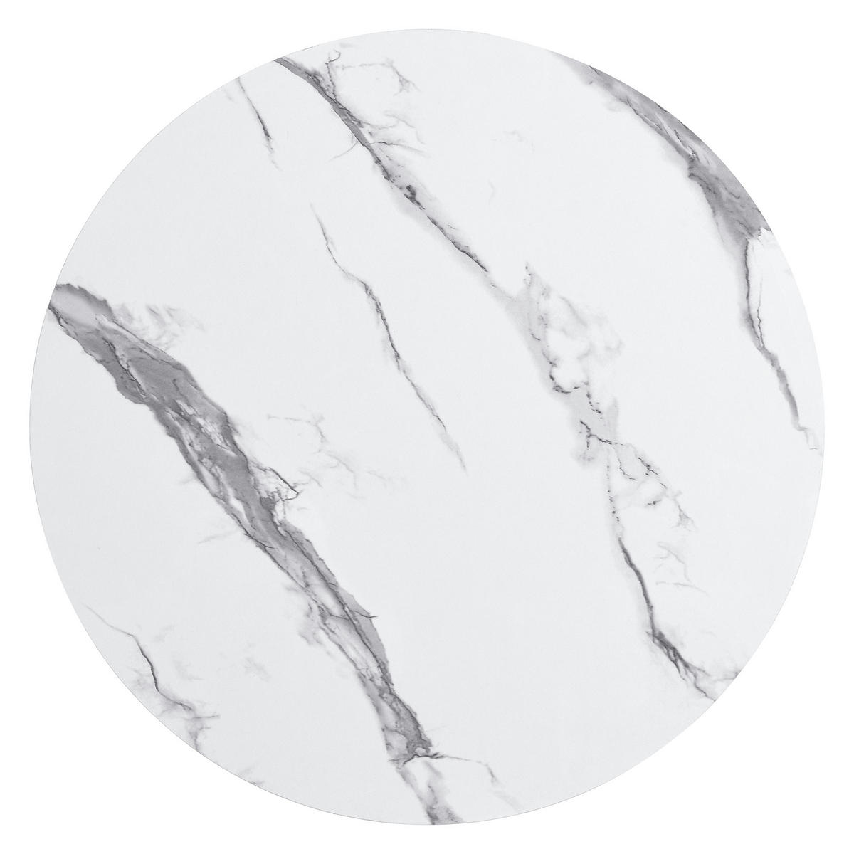 COUCHTISCH-SET 60/60/45,5 & 50/50/32 cm weiß/schwarz aus MDF mit 2 Schubladen - Weiß, Holzwerkstoff (60/60/45cm) - OKWISH