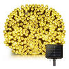 SOLAR-LICHTERKETTE YOGY gelb - Gelb, Kunststoff (3390/1/1cm) - Lumisky