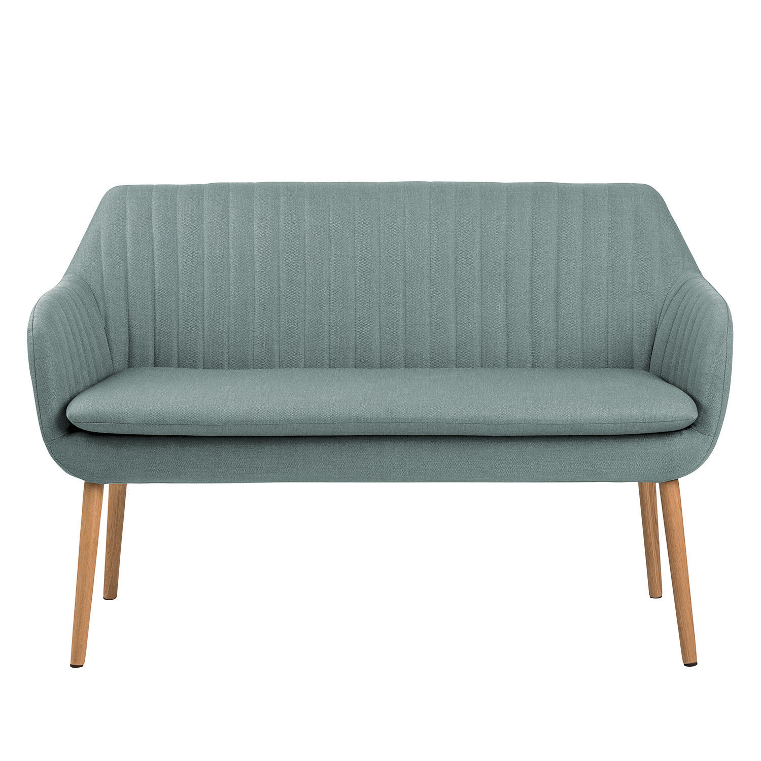 KÜCHENSOFA - Webstoff - Mintgrün/Grau, Textil (130/85/62cm) - home24