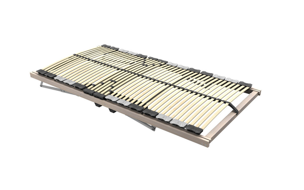 LATTENROST ERGO KF MIT MOTOR 80 x 200 cm Kopf-Fußteil verstellbar, Selbstmontage - Naturfarben, Holz (80/200cm) - Coemo