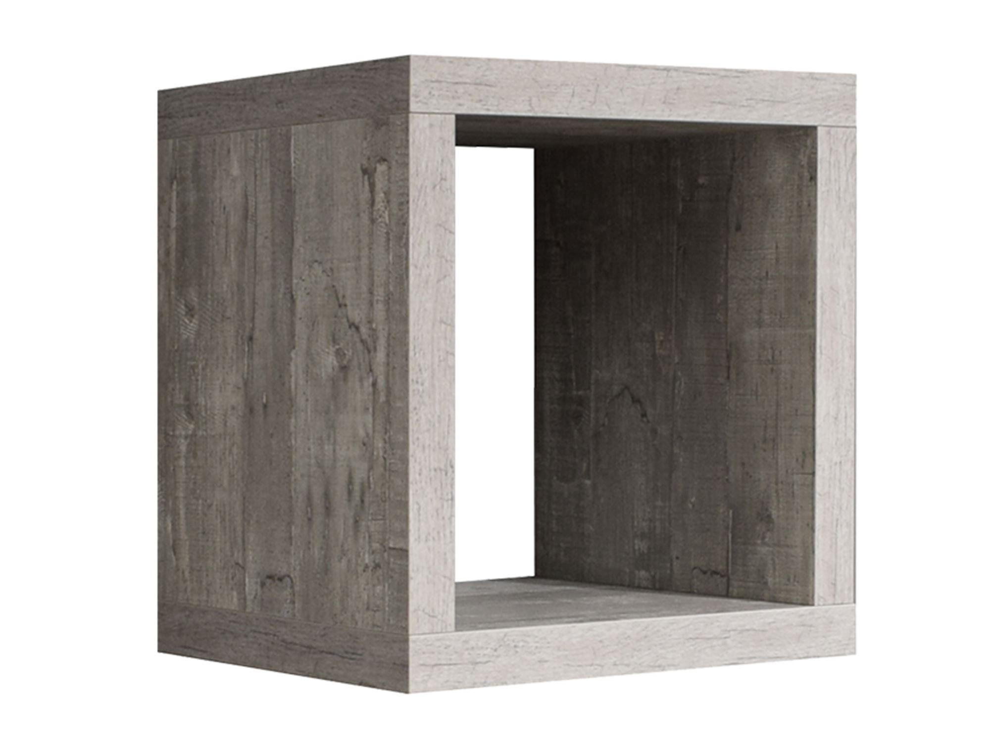 WÜRFELREGAL Elenore 40x40x41 aus Holzwerkstoff in der Farbe beton - Grau, Kunststoff (40/41/40cm) - 58aufmkessel