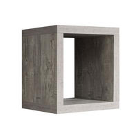 WÜRFELREGAL Elenore 40x40x41 aus Holzwerkstoff in der Farbe beton - Grau, Kunststoff (40/41/40cm) - 58aufmkessel