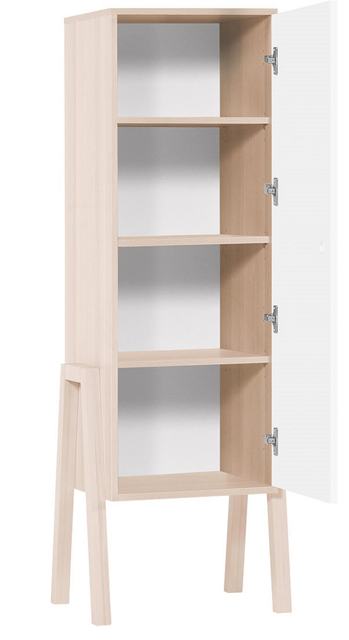 KLEIDERSCHRANK SPOT 1-TÜRIG - Weiß, Holzwerkstoff (49.5/150/40cm)