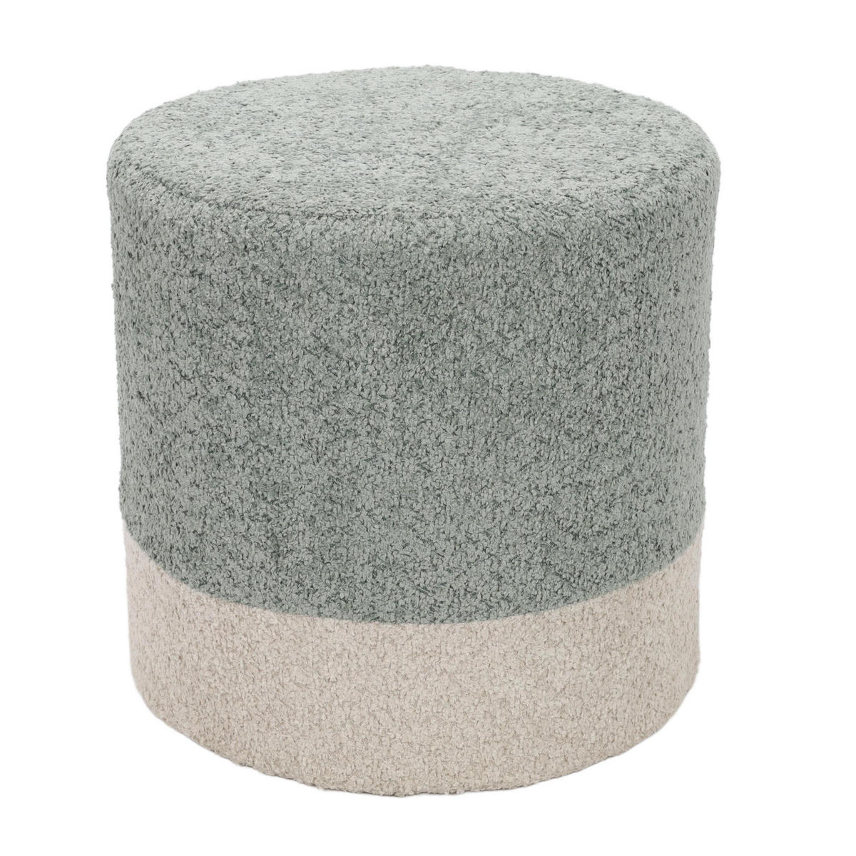 BOUCLE zweifarbig 35/35/34 cm - Blau, Textil (35/34/35cm) - Home Styling Collection