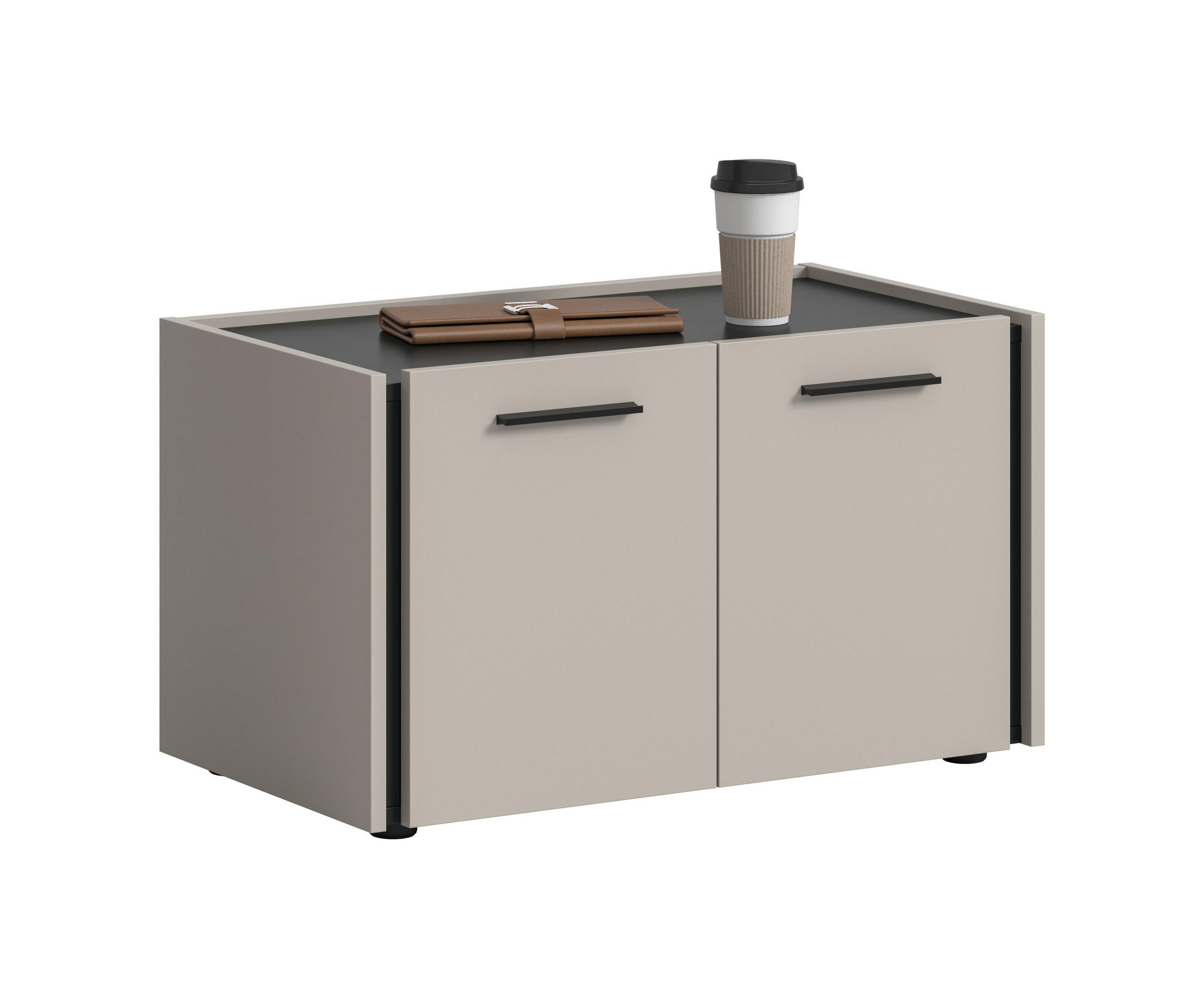 SITZBANK Emil Kaschmir 75/40/42 cm - Beige, Holzwerkstoff (75/42/40cm) - Xonox