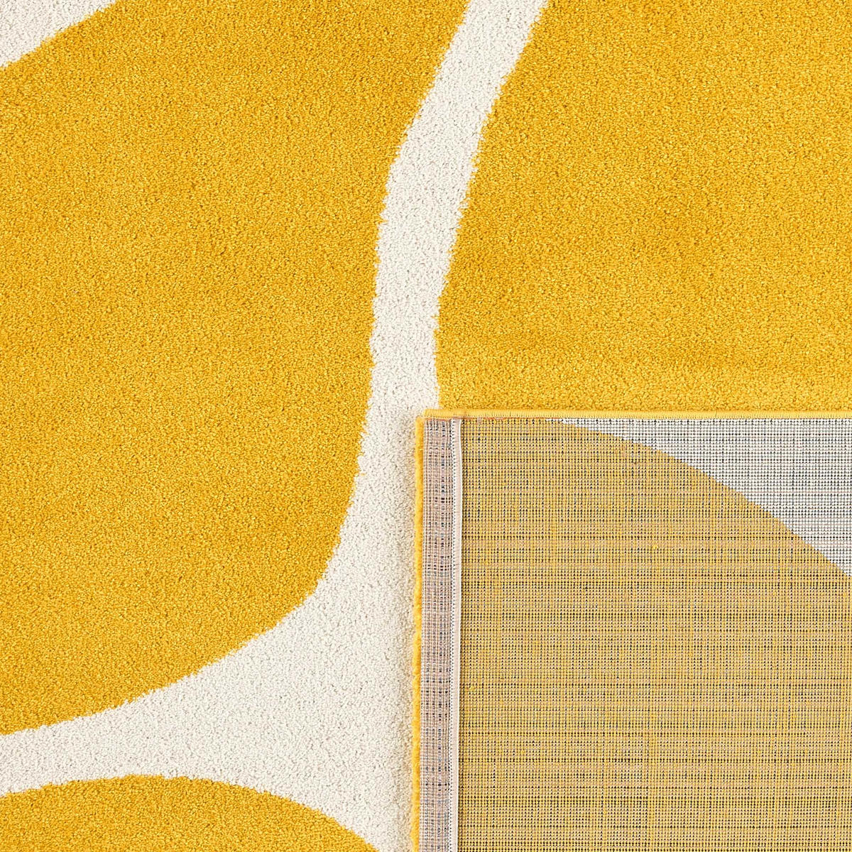 TEPPICH vintage blume gelb Groovy 80x140 cm - Gelb, Textil (80/140cm) - Nazar Rugs