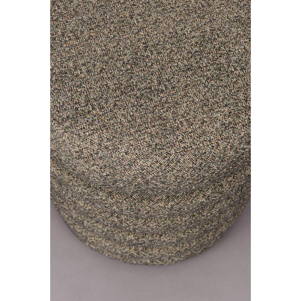SITZHOCKER Fern Schwarz - Schwarz, Kunststoff (37/43/37cm) - Dutchbone