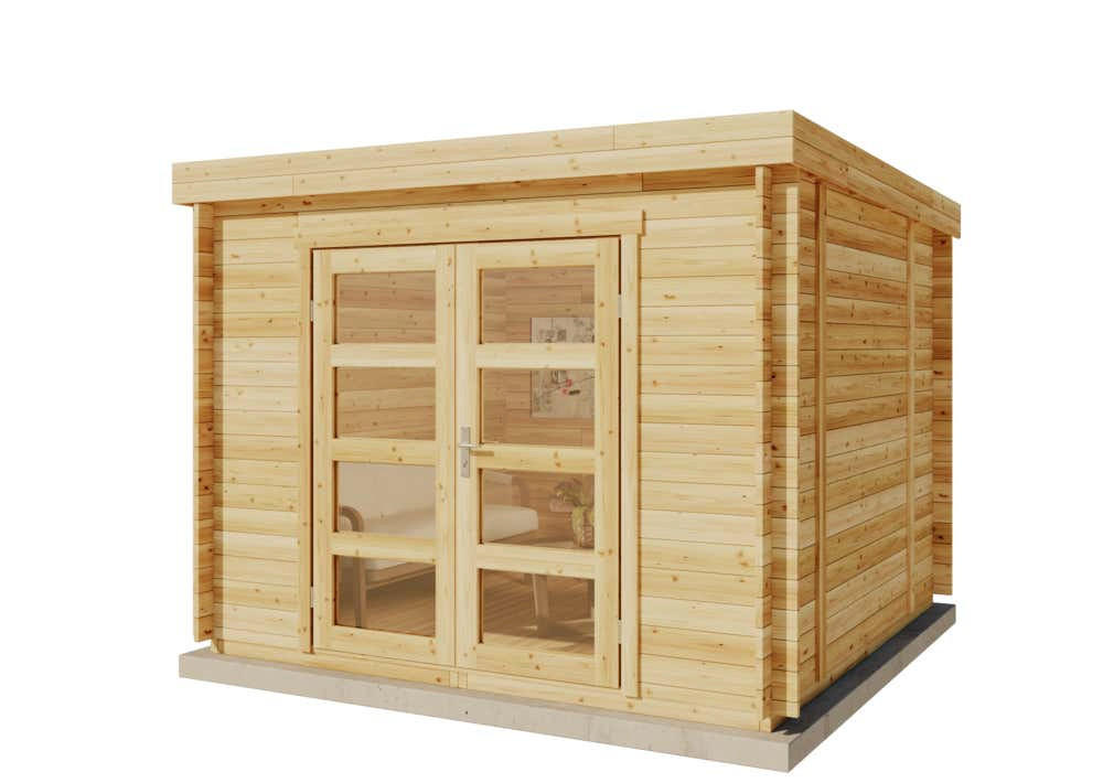 Alpholz Gartenhaus Natur 298x228x298 cm